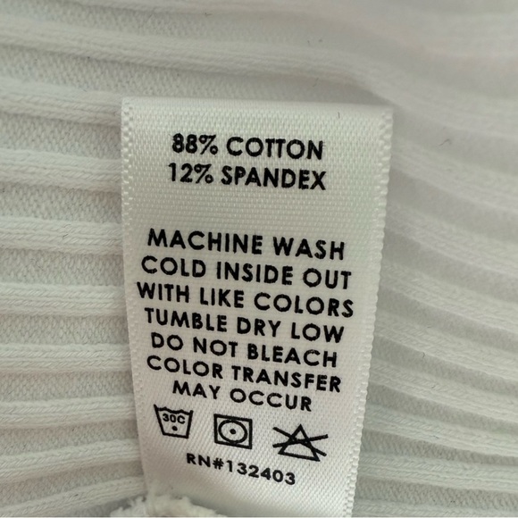 Cotton Citizen Short Sleeve Ibiza Polo shirt, NWT, Size Medium, Classic White - Picture 4 of 7